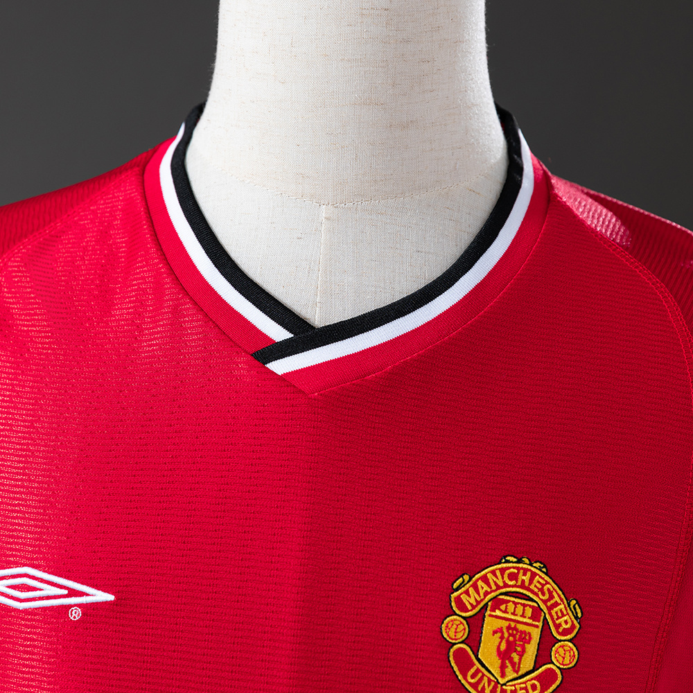 Manchester United 2000/02 Home Retro Jersey – Classic Replica Football Soccer Shirt – Size S–XXL