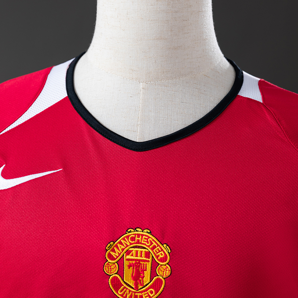 Manchester United 2004/06 Home Retro Jersey – Classic Replica Football Soccer Shirt – Size S–XXL