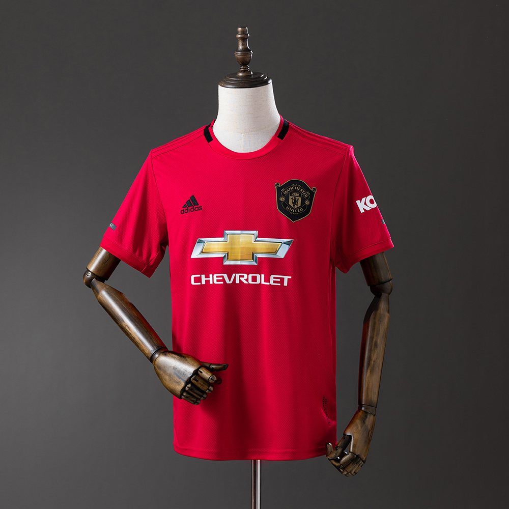 Manchester United 2019/20 Home Retro Jersey – Classic Replica Football Soccer Shirt – Size S–XXL