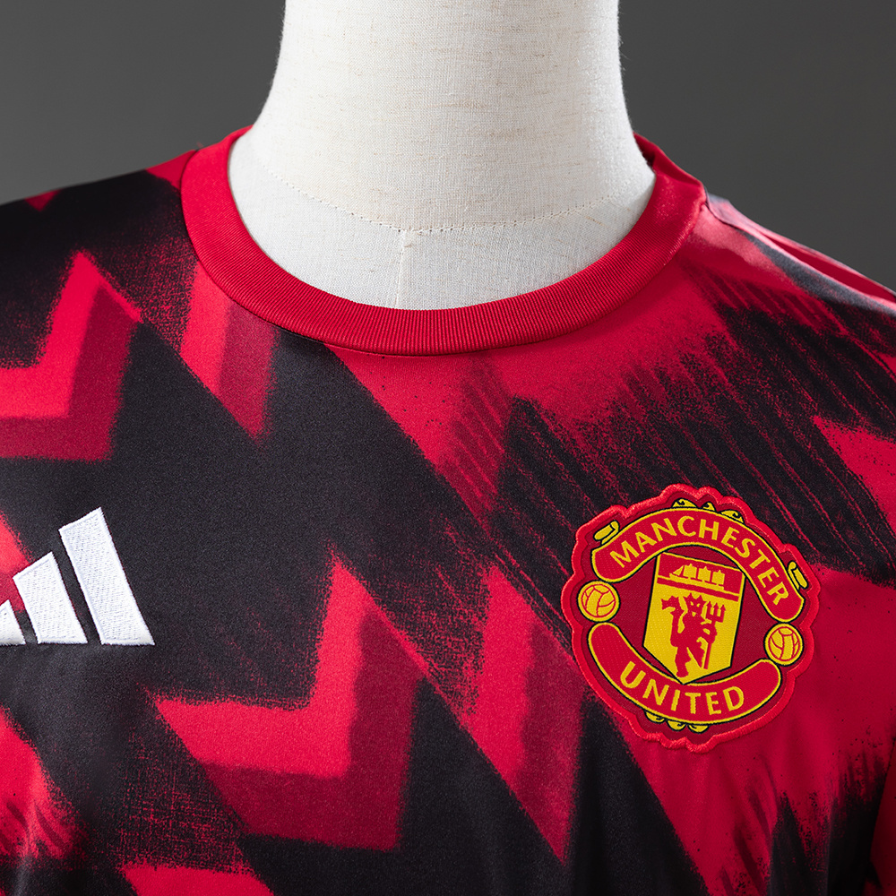 Manchester United 25/26 Pre-Match Jersey – Replica Football Soccer Shirt – Size S–4XL
