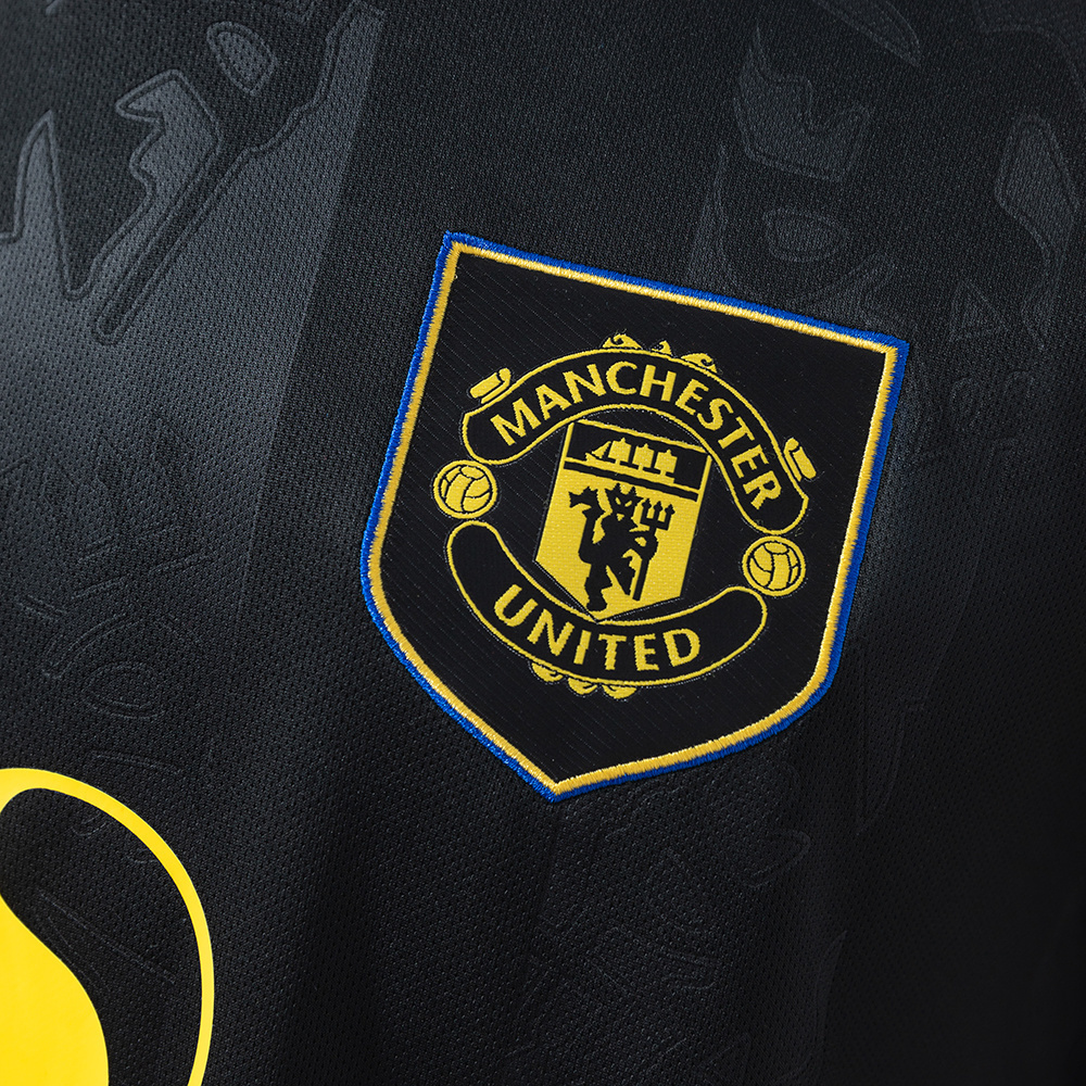 Manchester United 25/26 Third Away Long Sleeve Jersey – Replica Football Soccer Shirt – Size S–4XL