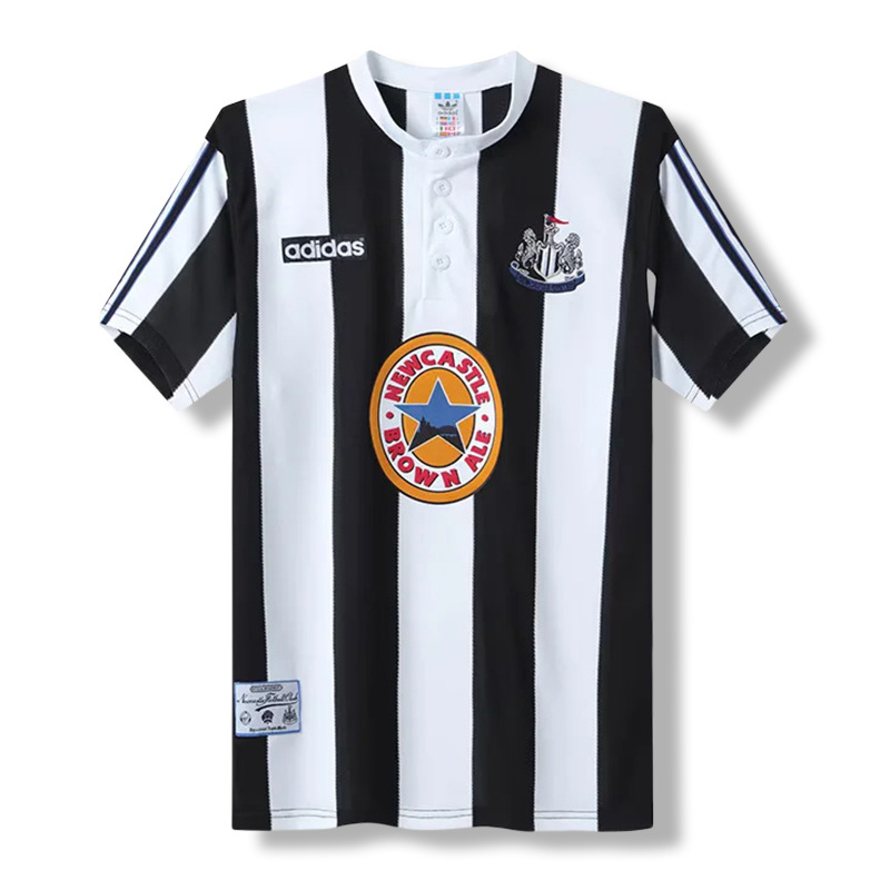 Newcastle United 1995/97 Home Retro Jersey – Classic Football Shirt – Size S–XXL