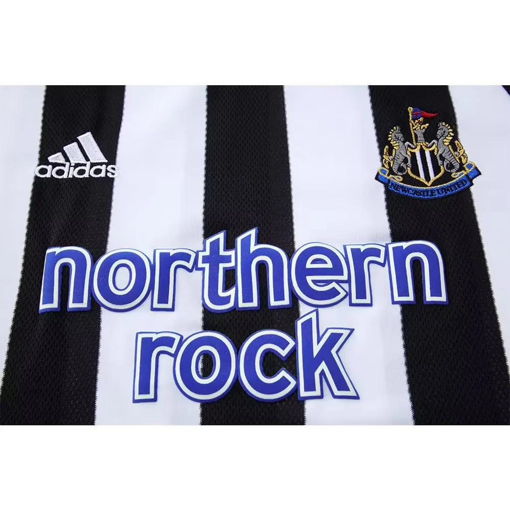 Newcastle United 2003 Home Long Sleeve Retro Jersey – Classic Football Shirt – Size S–XXL