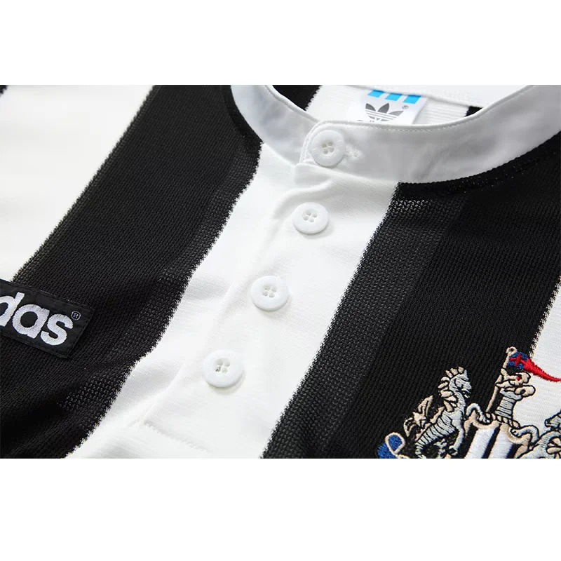Newcastle United 1995/97 Home Long Sleeve Retro Jersey – Classic Football Shirt – Size S–XXL