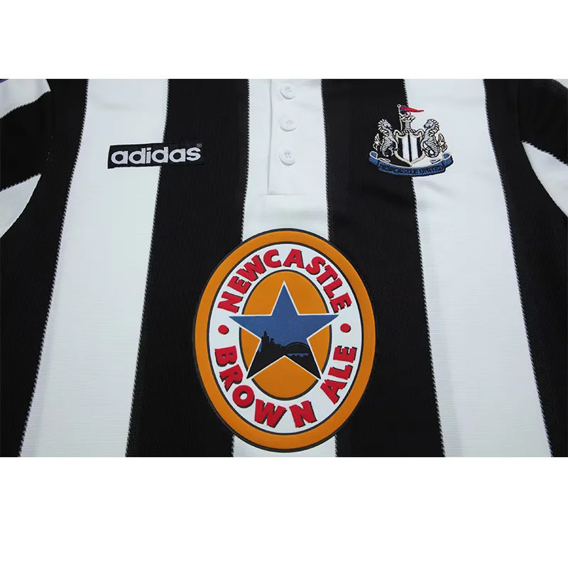Newcastle United 1995/97 Home Retro Jersey – Classic Football Shirt – Size S–XXL