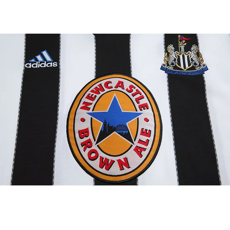 Newcastle United 1999/00 Home Long Sleeve Retro Jersey – Classic Football Shirt – Size S–XXL