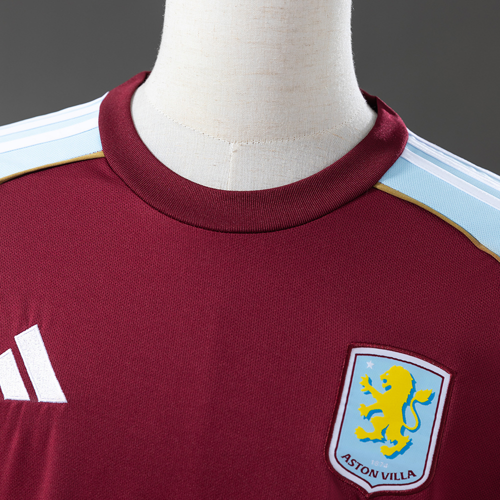 Aston Villa 25/26 Home Jersey – Replica Football Soccer Shirt – Size S–4XL