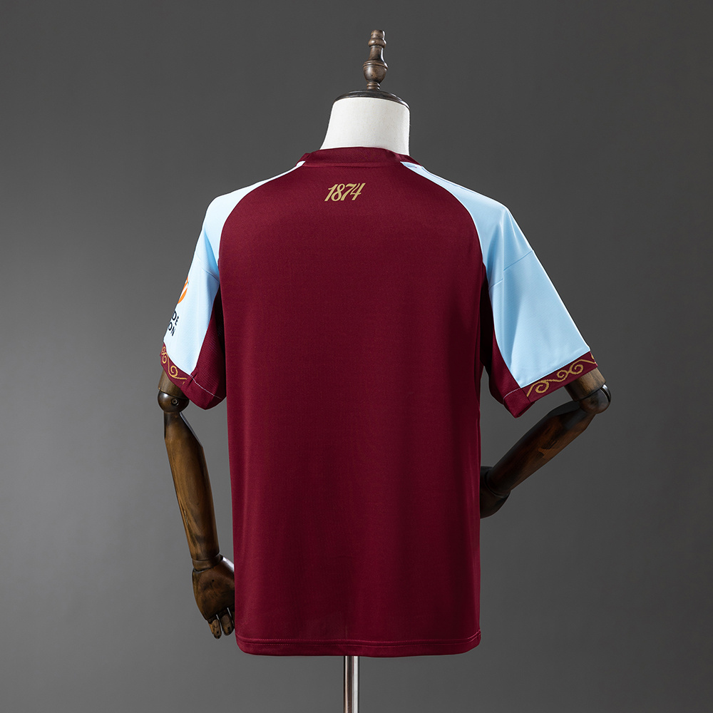 Aston Villa 25/26 Home Jersey – Replica Football Soccer Shirt – Size S–4XL