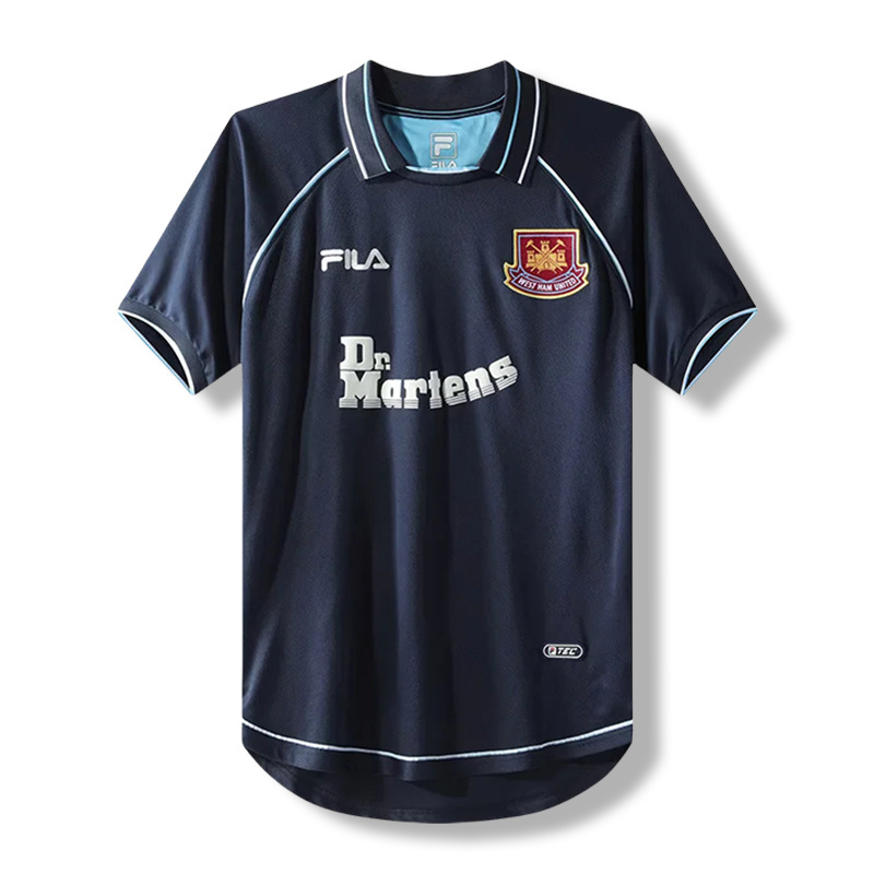 West Ham United 1999/01 Third Away Retro Jersey – Classic Football Shirt – Size S–XXL