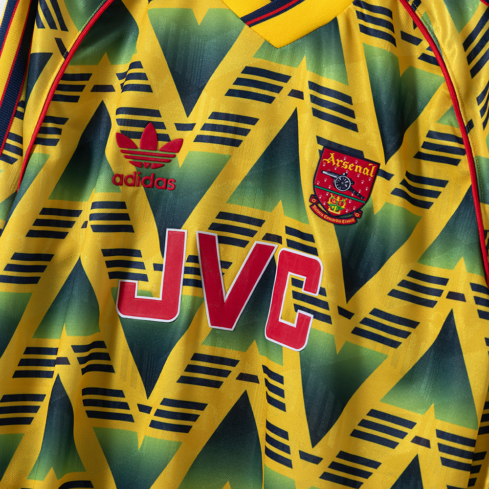 Arsenal 1991/93 Away Long Sleeve Retro Jersey – Classic Football Shirt – Size S–XXL