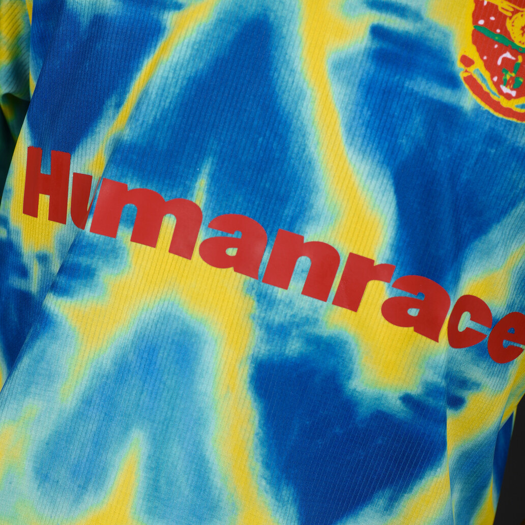 Arsenal 2020/21 Human Race Blue and Yellow Retro Jersey – Classic Football Shirt – Size S–XXL