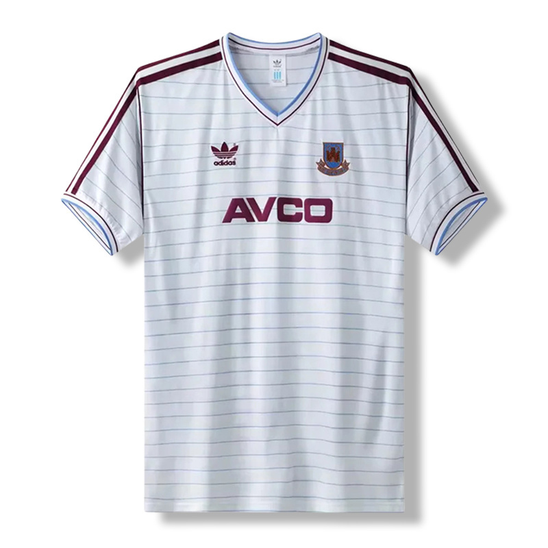West Ham United 1986 Away Retro Jersey – Classic Football Shirt – Size S–XXL