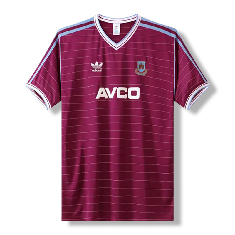 West Ham United 1986 Home Retro Jersey – Classic Football Shirt – Size S–XXL