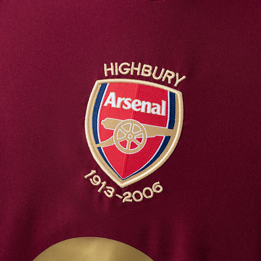 Arsenal 2005/06 Home Long Sleeve Retro Jersey – Classic Football Shirt – Size S–XXL
