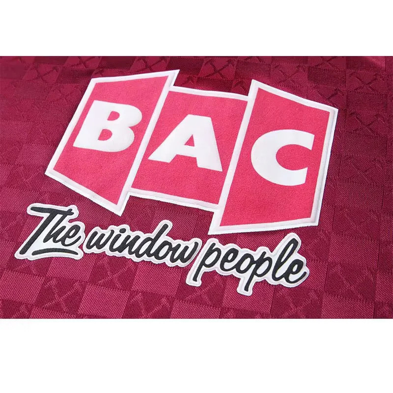 West Ham United 1989/90 Home Retro Jersey – Classic Football Shirt – Size S–XXL