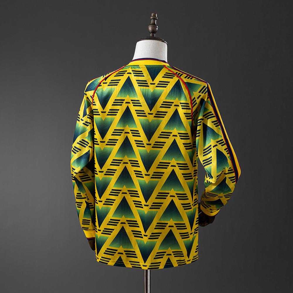 Arsenal 1991/93 Away Long Sleeve Retro Jersey – Classic Football Shirt – Size S–XXL