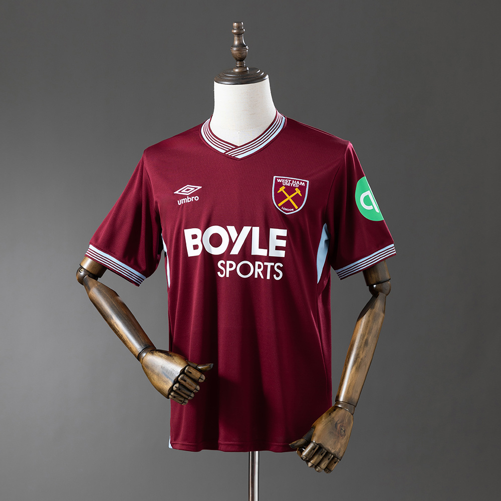 West Ham United 25/26 Home Jersey – Replica Football Soccer Shirt – Size S–4XL