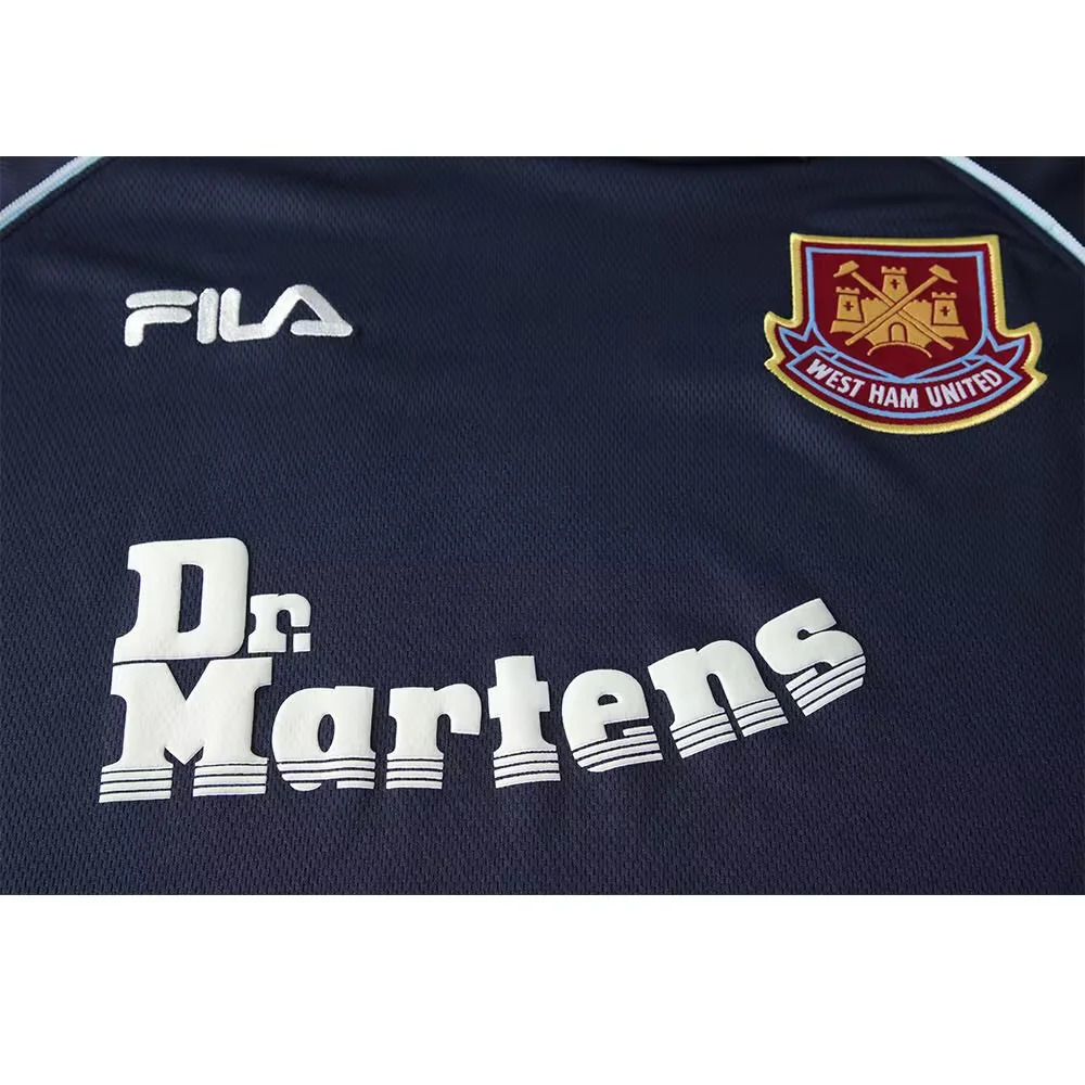 West Ham United 1999/01 Third Away Retro Jersey – Classic Football Shirt – Size S–XXL
