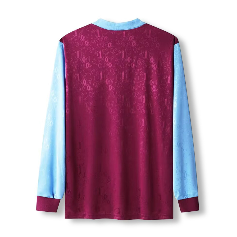 West Ham United 1995/97 Long Sleeve Home Retro Jersey – Classic Football Shirt – Size S–XXL