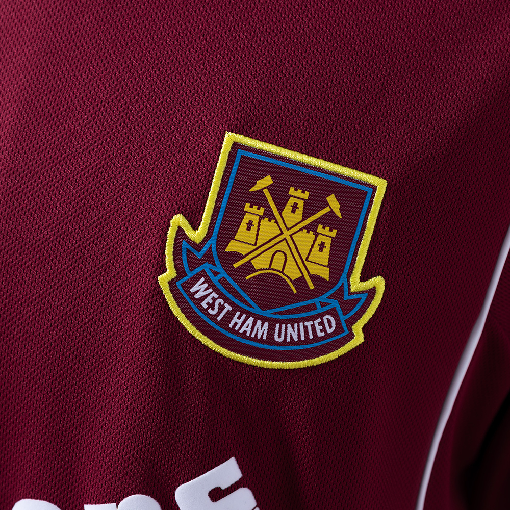 West Ham United 1999/01 Home Retro Jersey – Classic Football Shirt – Size S–XXL