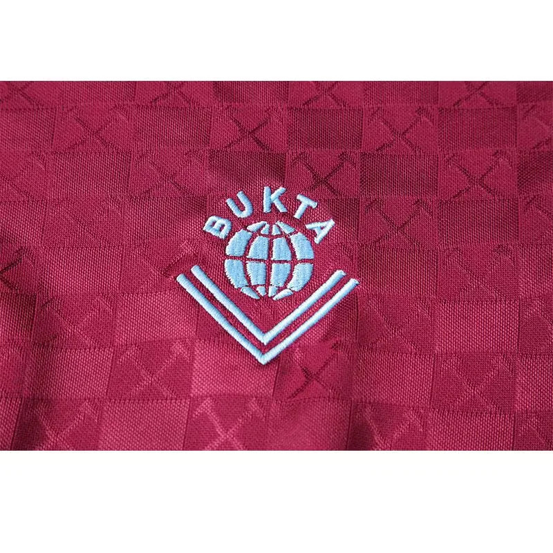 West Ham United 1989/90 Home Retro Jersey – Classic Football Shirt – Size S–XXL