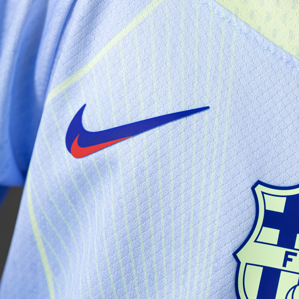 Barcelona 25/26 Concept Edition Blue Kids Kit Jersey – Replica Football Soccer Shirt – Size 16–28