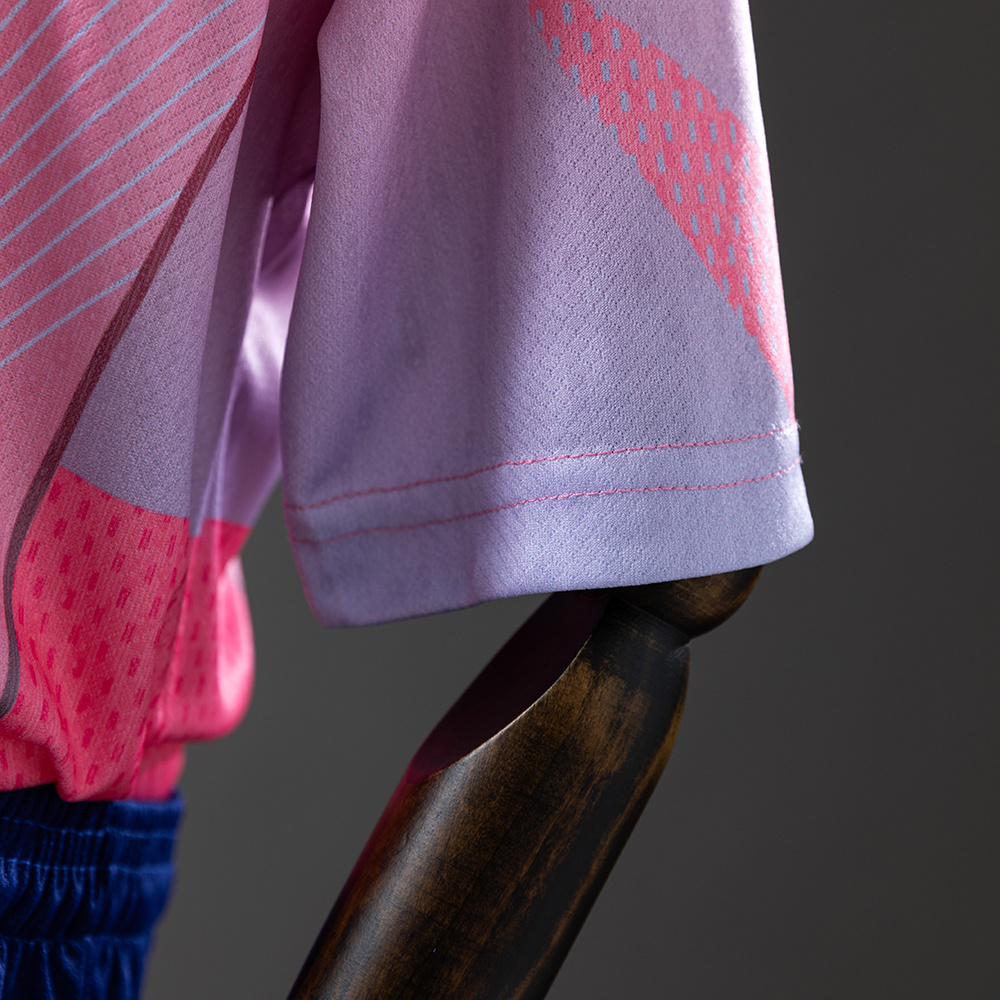 Barcelona 25/26 Concept Edition Pink Kids Kit Jersey – Replica Football Soccer Shirt – Size 16–28