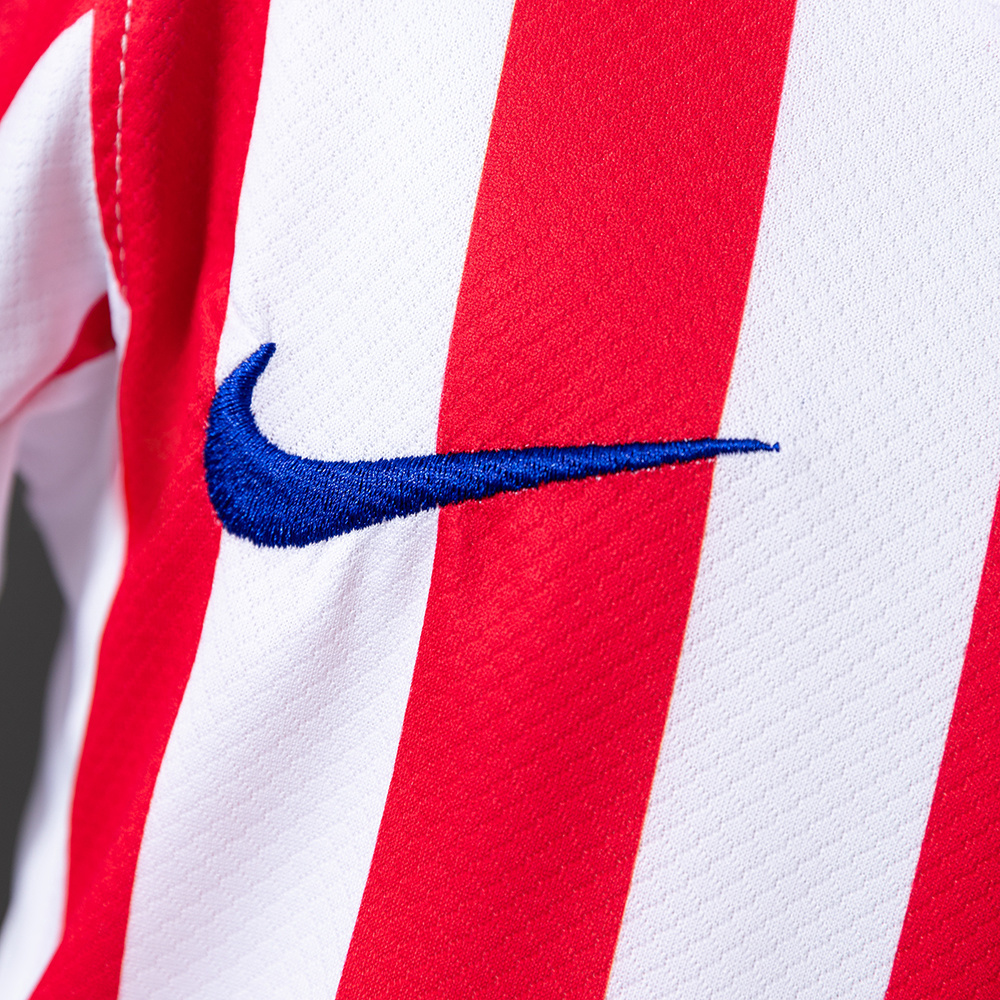 Atletico Madrid 25/26 Home Kids Kit Jersey – Replica Football Soccer Shirt – Size 16–28