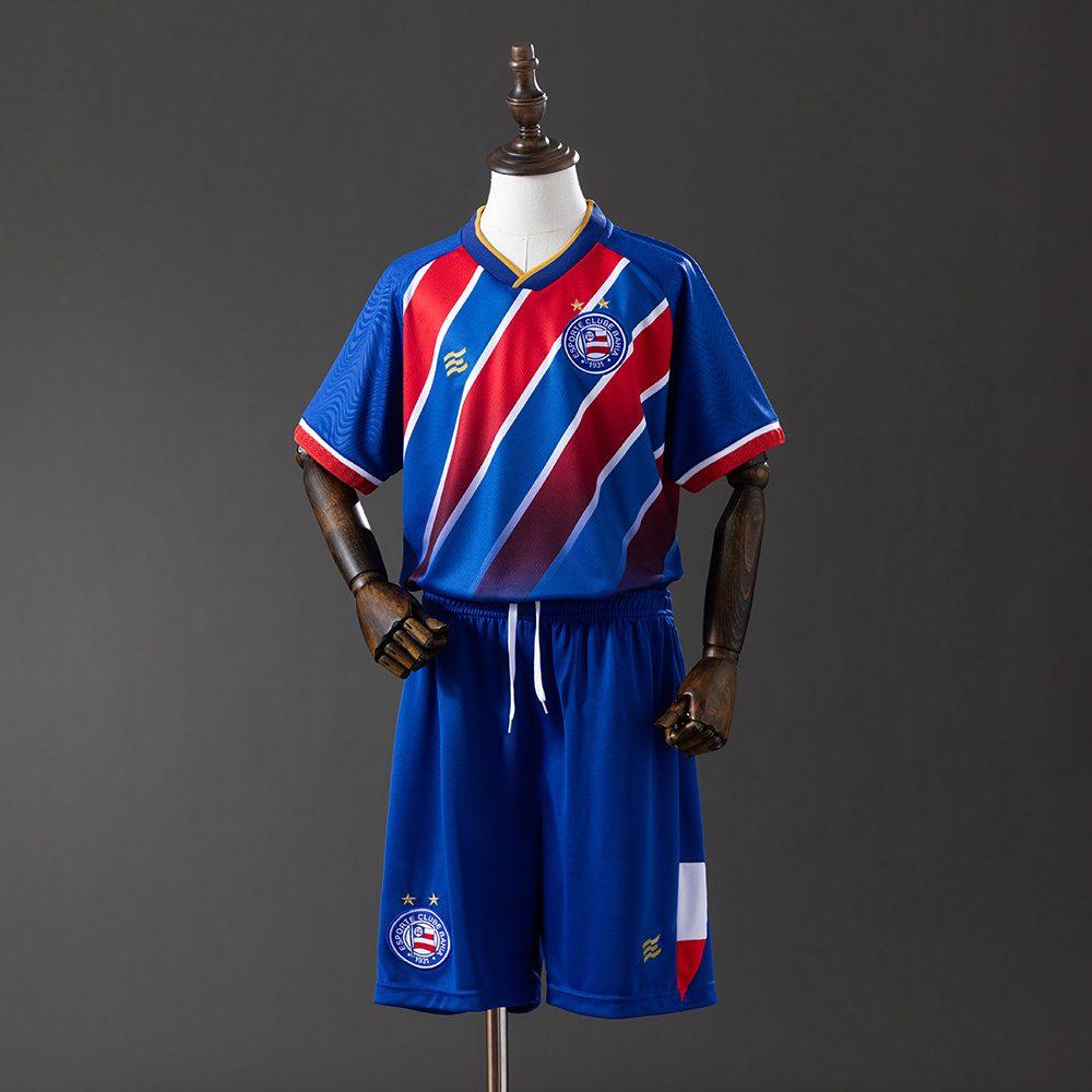 Premium magliecalciorepliche • Bahia 24/25 blue-and-white away edition for kids