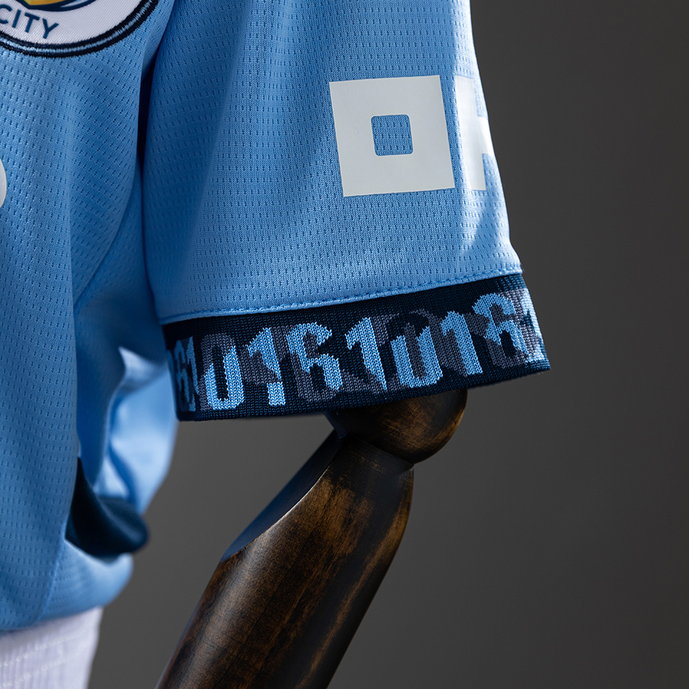 Manchester City 25/26 Home Kids Kit Jersey – Replica Football Soccer Shirt – Size 16–28