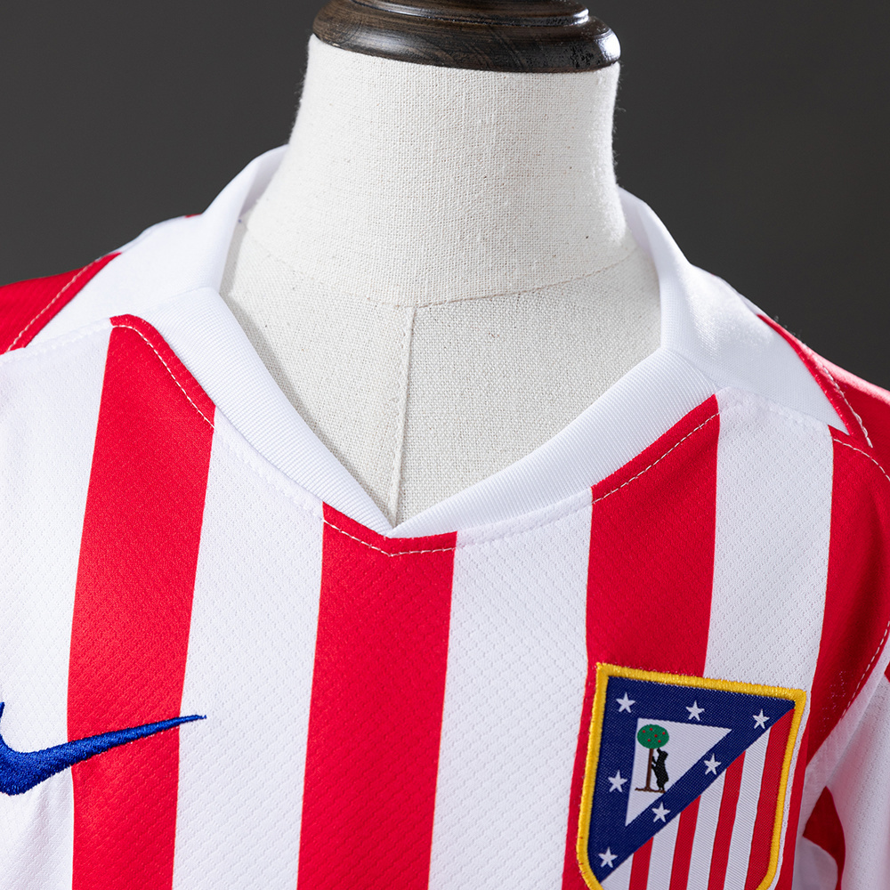 Atletico Madrid 25/26 Home Kids Kit Jersey – Replica Football Soccer Shirt – Size 16–28
