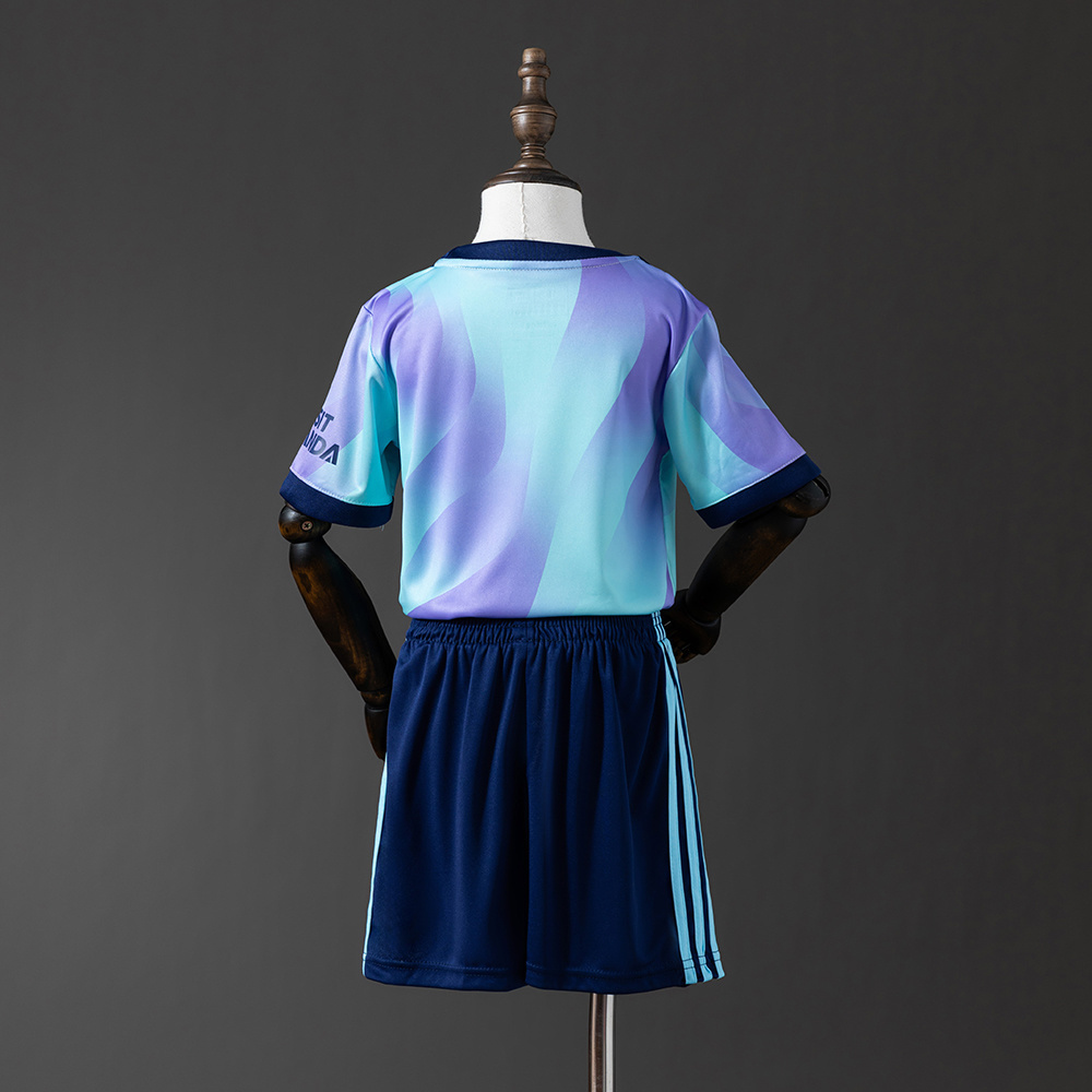 Arsenal 24/25 Third Away Kids Kit Jersey – Replica Football Soccer Shirt – Size 16–28