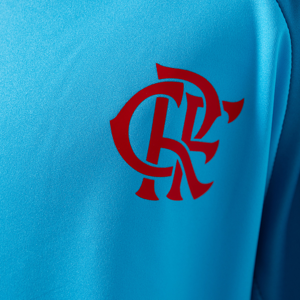 Flamengo 25/26 Training Suit – Cyan Kids Kit Jersey – Size 16–28