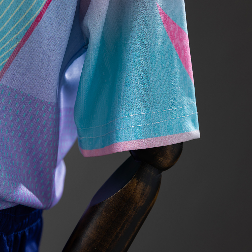 Barcelona 25/26 Concept Edition Teal Kids Kit Jersey – Replica Football Soccer Shirt – Size 16–28