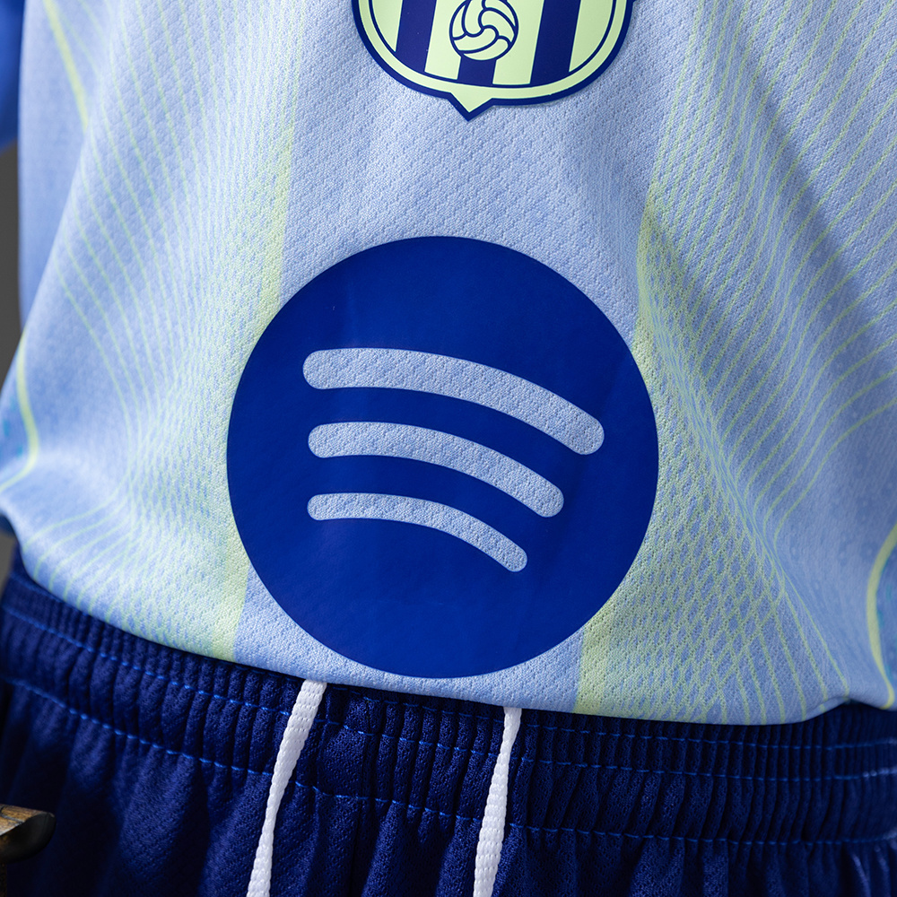 Barcelona 25/26 Concept Edition Blue Kids Kit Jersey – Replica Football Soccer Shirt – Size 16–28