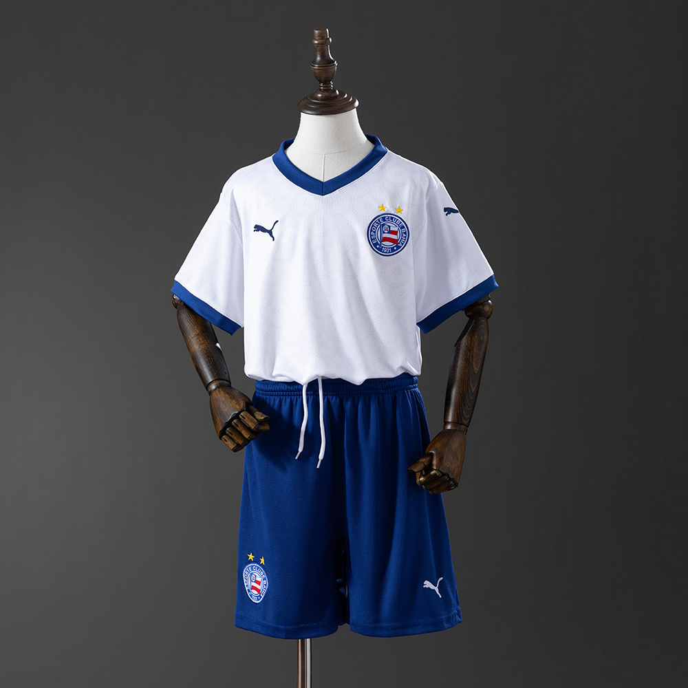 Bahia 25/26 Home Kids Kit Jersey – Replica Football Soccer Shirt – Size 16–28