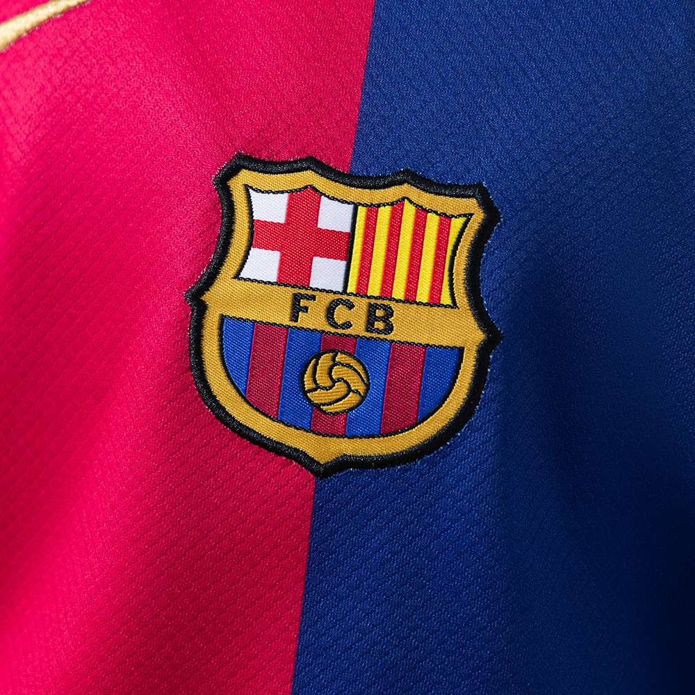 Barcelona 24/25 Home x TRAVIS SCOTT Limited Edition Kids Kit Jersey – Replica Football Soccer Shirt – Size 16–28