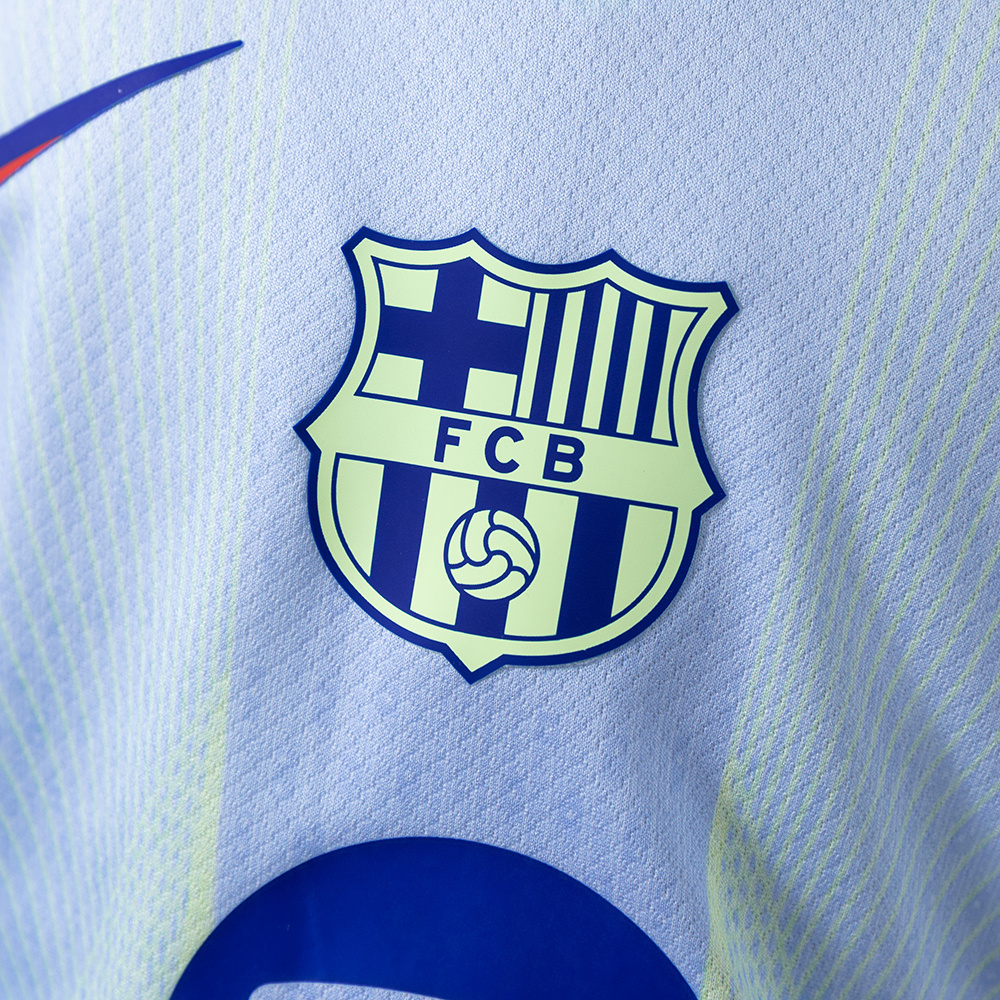 Barcelona 25/26 Concept Edition Blue Kids Kit Jersey – Replica Football Soccer Shirt – Size 16–28