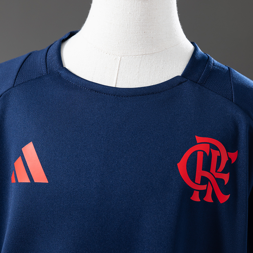 Flamengo 25/26 Training Suit Navy Blue Kids Kit Jersey – Size 16–28
