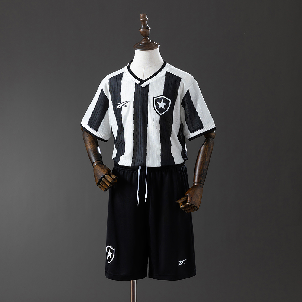 Botafogo 24/25 Home Kids Kit Jersey – Replica Football Soccer Shirt – Size 16–28