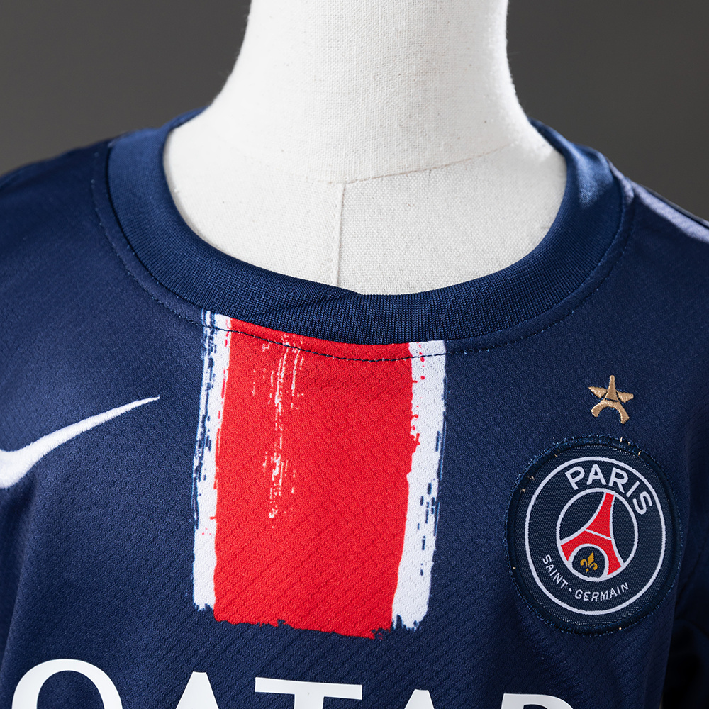 PSG 24/25 Home Kids Kit Jersey – Replica Football Soccer Shirt – Size 16–28