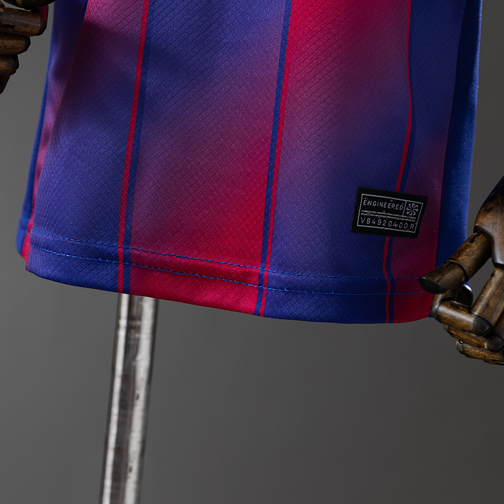 Barcelona 25/26 Home Kids Kit Jersey – Replica Football Soccer Shirt – Size 16–28