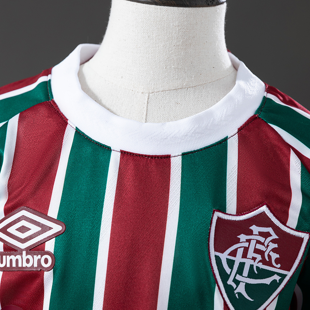 Fluminense 25/26 Home Kids Kit Jersey – Replica Football Soccer Shirt – Size 16–28