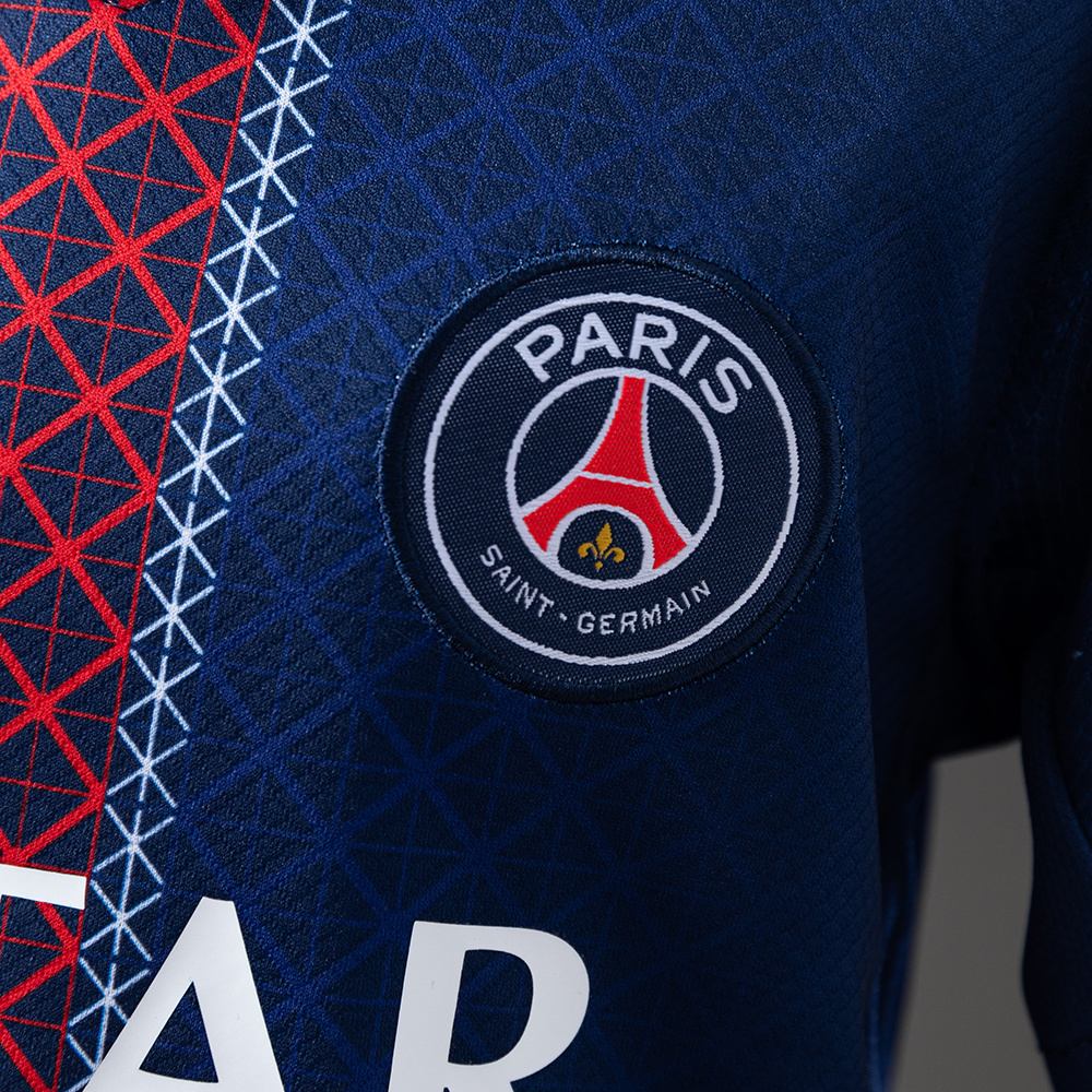 PSG 25/26 Home Kids Kit Jersey – Replica Football Soccer Shirt – Size 16–28