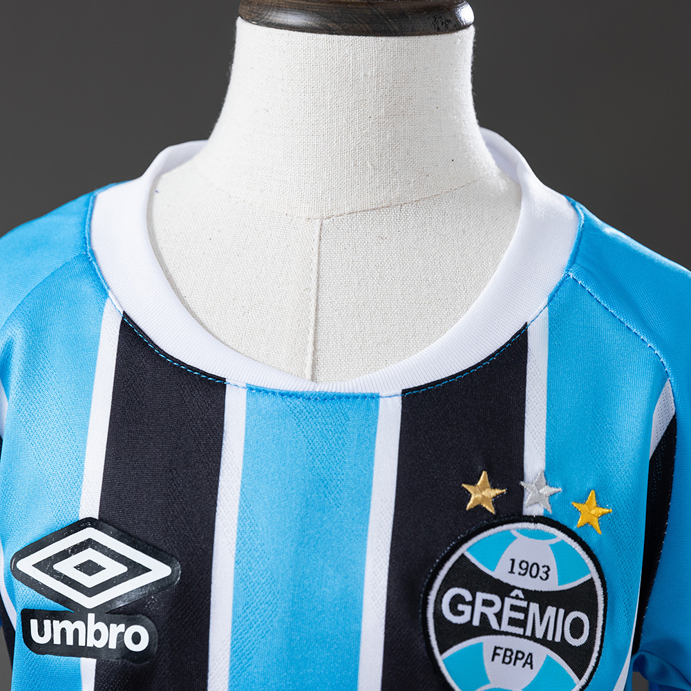 Grêmio 25/26 Home Kids Kit Jersey – Replica Football Soccer Shirt – Size 16–28