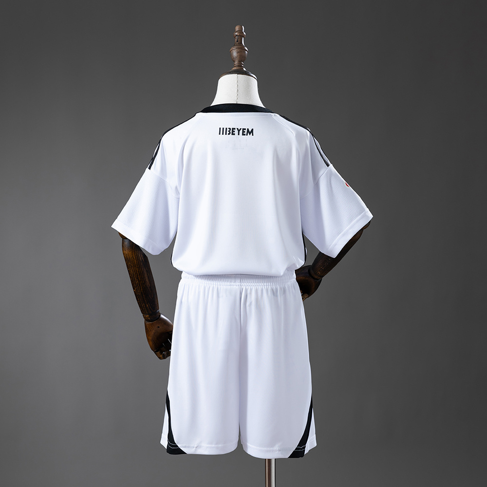 Albacete 25/26 Home Kids Kit Jersey – Replica Football Soccer Shirt – Size 16–28