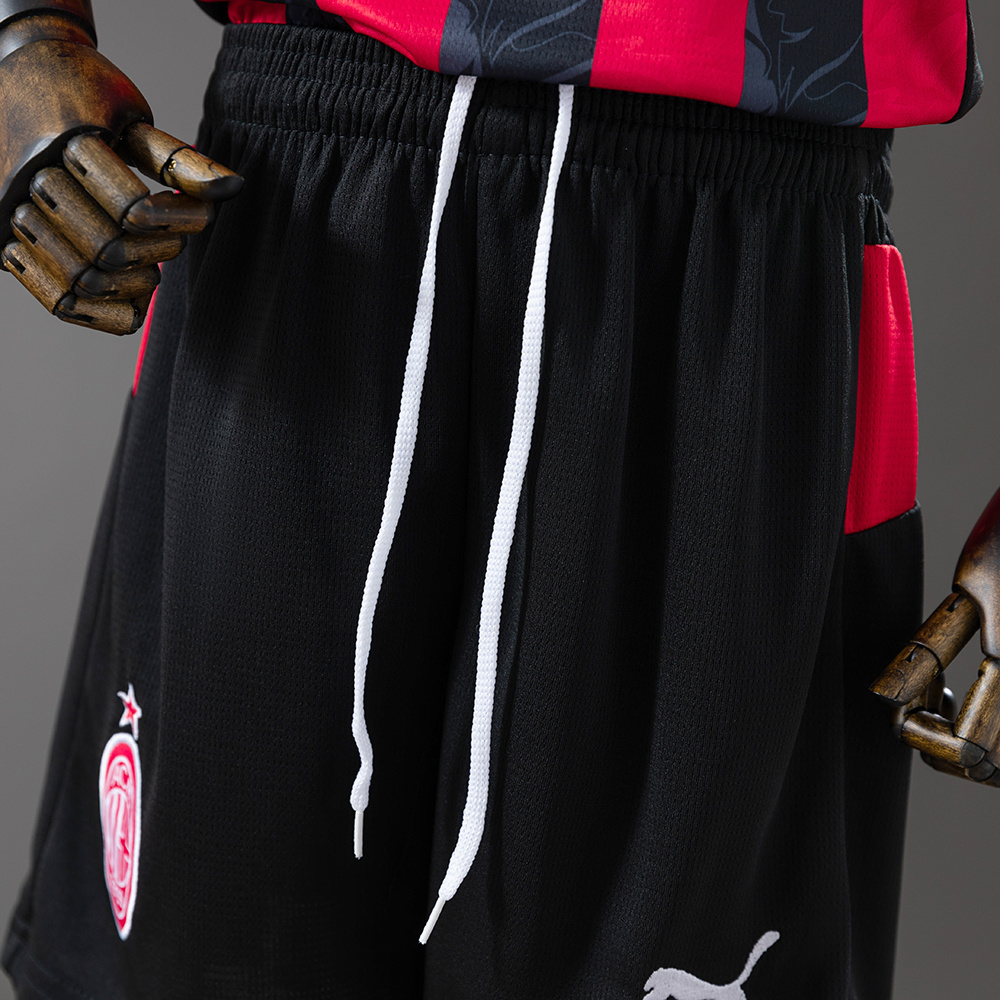 AC Milan 25/26 Home Kids Kit Jersey – Replica Football Soccer Shirt – Size 16–28