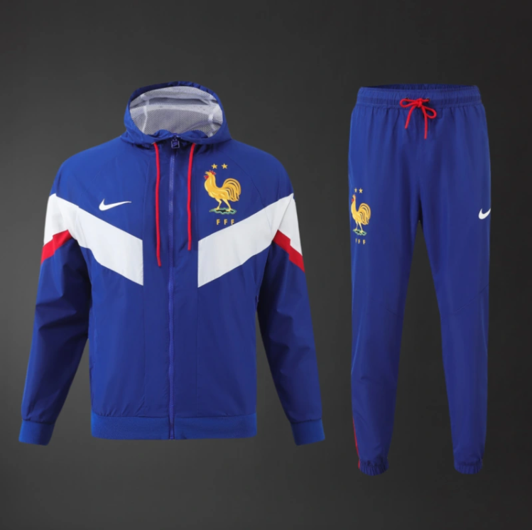 France 25/26 Adult Windbreaker Kit – Replica Football Soccer Outfit
