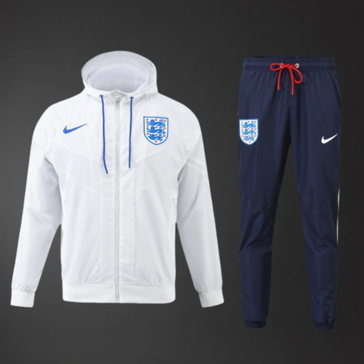 England 25/26 Adult Windbreaker Kit – Replica Football Soccer Outfit