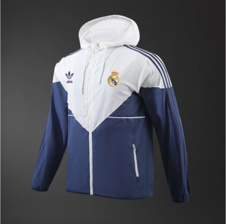 Real Madrid 25/26 Adult Windbreaker Kit – Replica Football Soccer Outfit